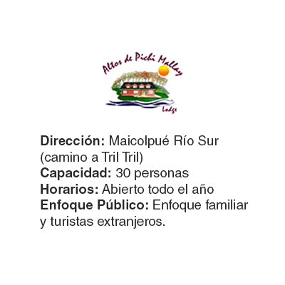 hosteria Altos de Pichi Mallay