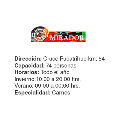 restorant el mirador